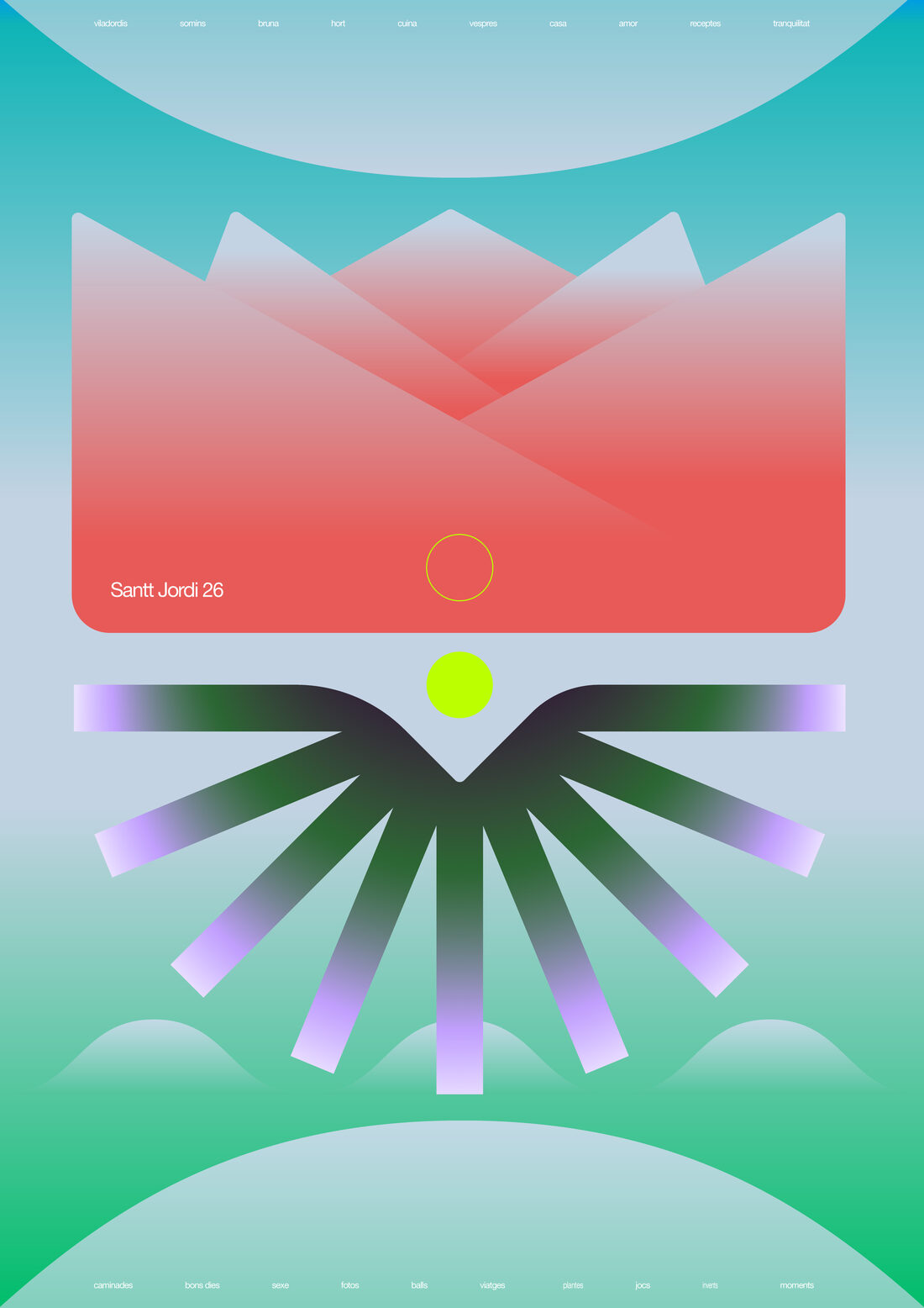 Cartell Sant Jordi — variant 1
