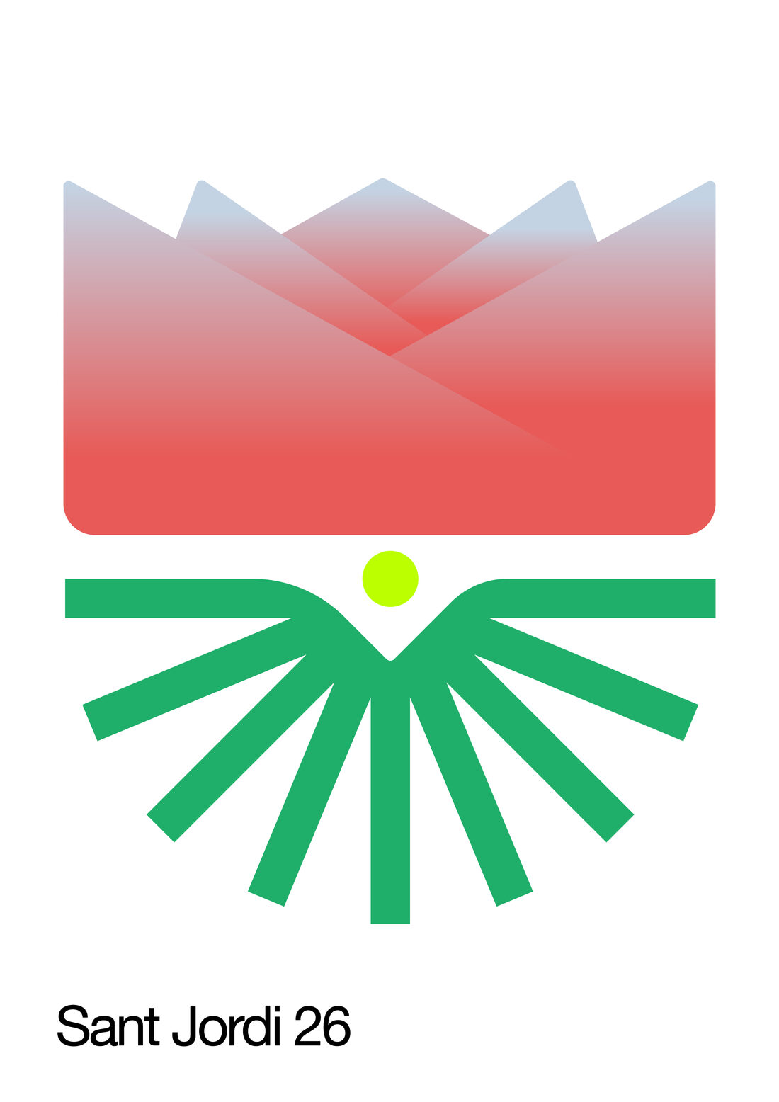 Cartell Sant Jordi — variant 2